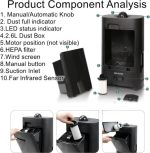 SIBEL SIB HAIR DUSTBIN AUTOMATIC VACUUM ΗΛΕΚΤΡΙΚΗ ΣΚΟΥΠΑ ΚΟΜΜΩΤΗΡΙΟΥ - Image 4