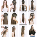 Τρέσα Seiseta Weft Hair Extension 7 Κομμάτια Κλιπς #1004 Φυσική 100gr - Image 5