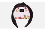 Glamour Style μαύρη βελούδινη στέκα μαλλιών