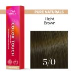 Wella Professionals Color Touch Pure Naturals 5/0 Καστανό Ανοιχτό  Χωρίς Αμμωνία  60ml