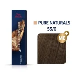 Wella Koleston Perfect Me+ Pure Naturals Βαφή Μαλλιών 55/0 Έντονο Καστανό Ανοιχτό Φυσικό 60ml