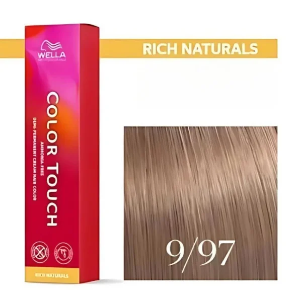 Wella Professionals Color Touch 9/97 Ξανθό Πολύ Ανοιχτό Φυμέ Χωρίς Αμμωνία 60ml