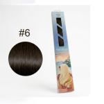Τουφες Seiseta Hair Extension Tape-in 50/55cm #6 6τεμ 15gr