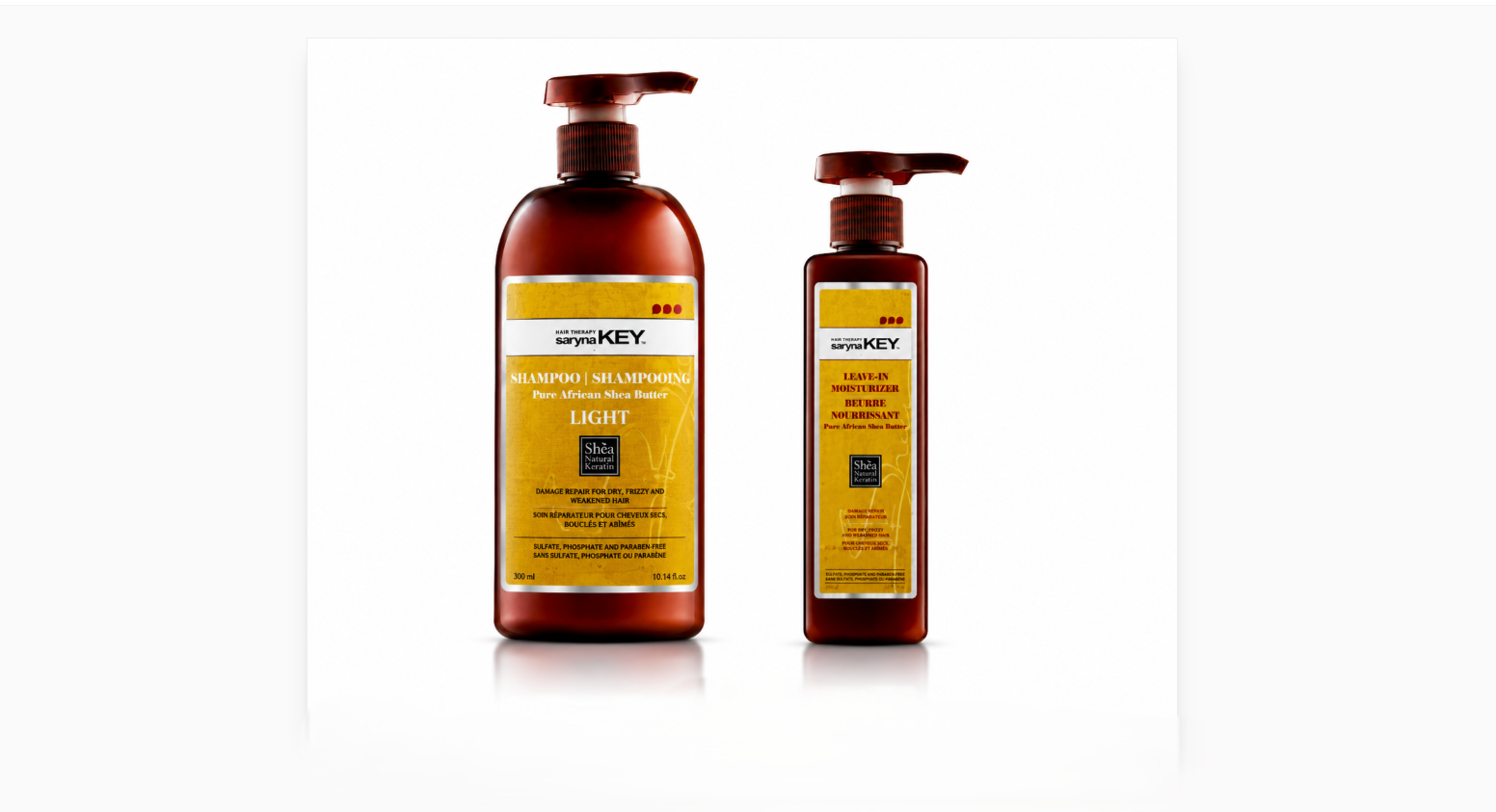 Στιγμιότυπο οθόνης 2026-06-11 182514 Saryna Key Pure African Shea Butter Set- Σαμπουάν Light & Leave-in Moisturizer - Image 1