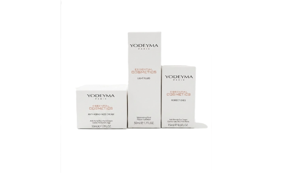 Στιγμιότυπο οθόνης 2026-06-15 112203 Yodeyma Essential Cosmetics Κρέμα Προσώπου 50ml, Λεπτόρρευστο Fluid 50ml & Κρέμα Ματιών 15ml - Image 1